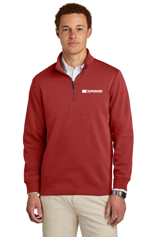 Brooks Brothers® Double-Knit 1/4-Zip - SuperiorConstructionSwag Brooks Brothers® Double-Knit 1/4-Zip - SuperiorConstructionSwag