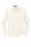 Mercer+Mettle® Women's Stretch Crepe Long Sleeve Camp Blouse