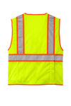 CornerStone® ANSI 107 Class 2 Surveyor Zippered Two-Tone Vest