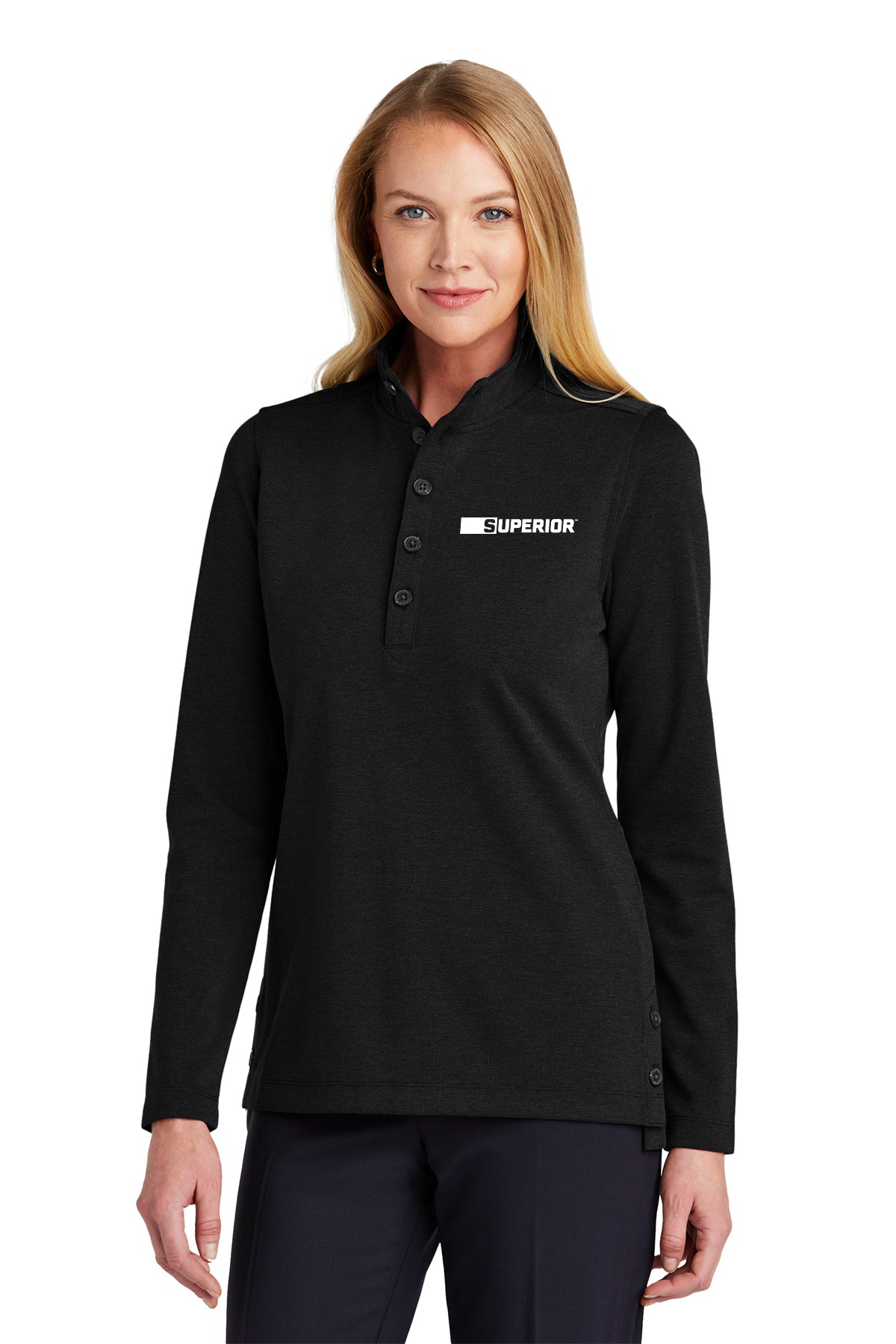 Brooks Brothers® Women's Mid-Layer Stretch 1/2-Button