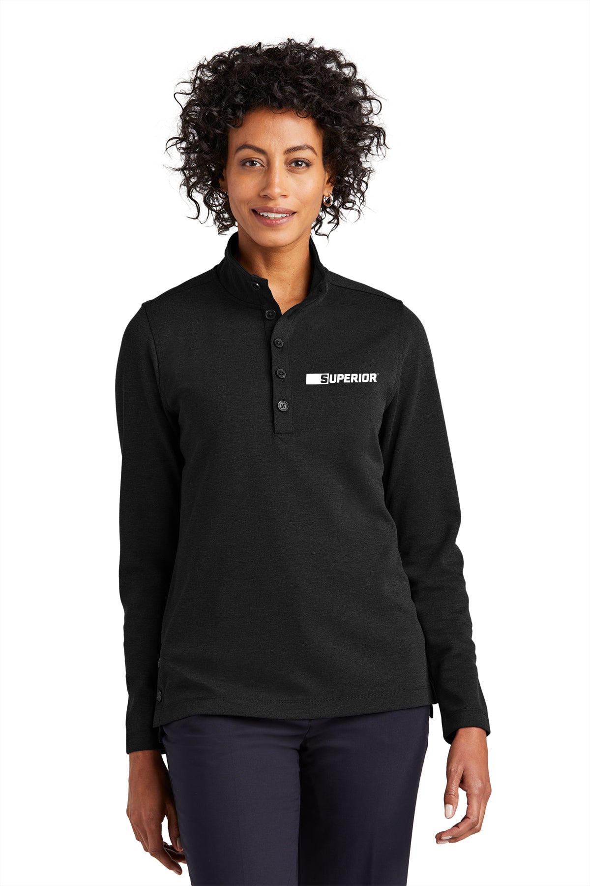 Brooks Brothers® Women's Mid-Layer Stretch 1/2-Button