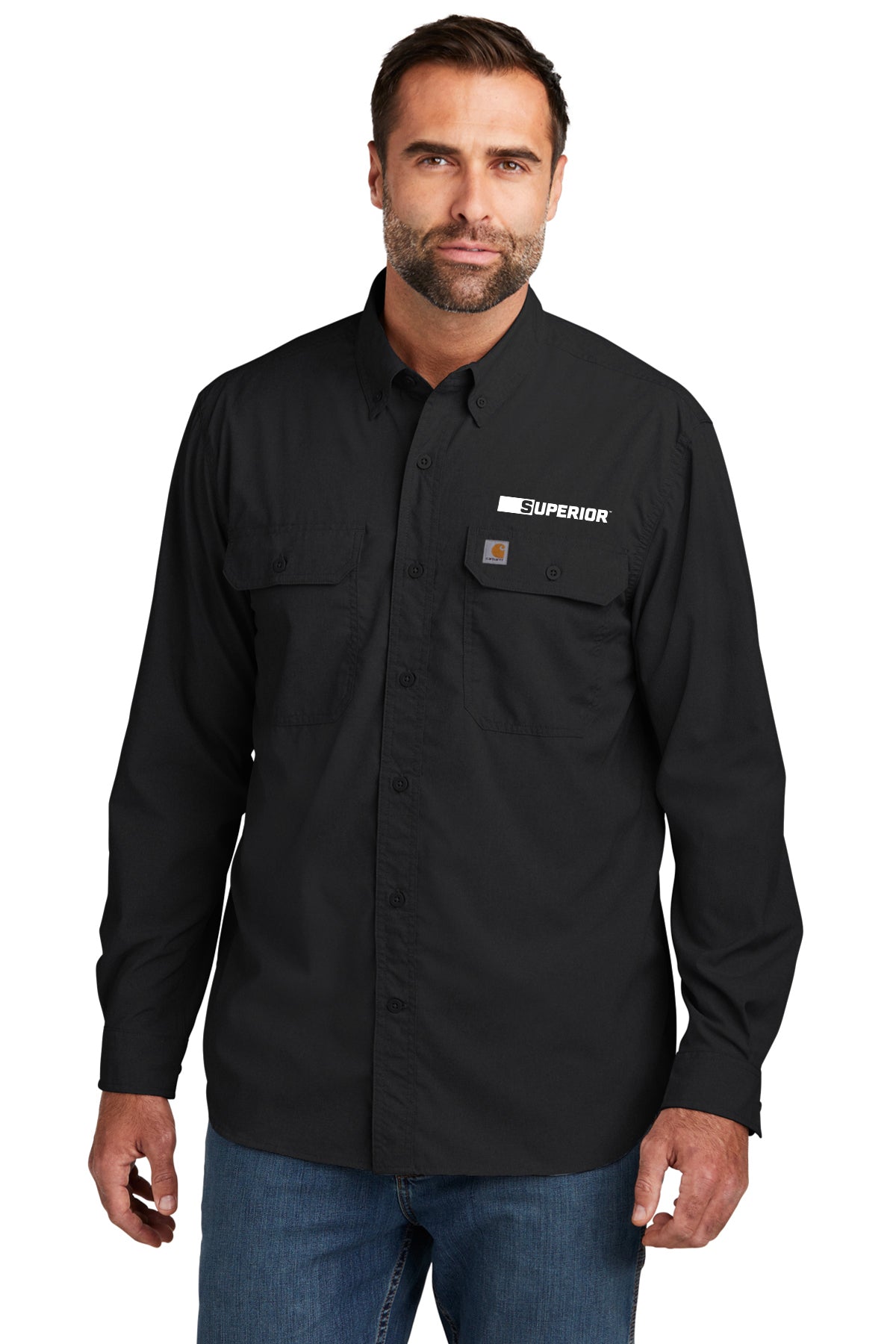 Carhartt Force® Solid Long Sleeve Shirt - SuperiorConstructionSwag
